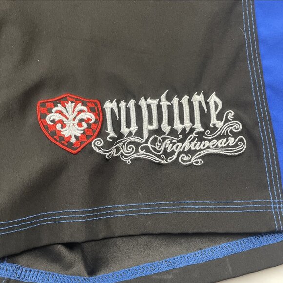Tatami Fightwear Rapture MMA Grappling Jiu-Jitsu Shorts Men’s 38 Black Blue - Picture 10 of 10